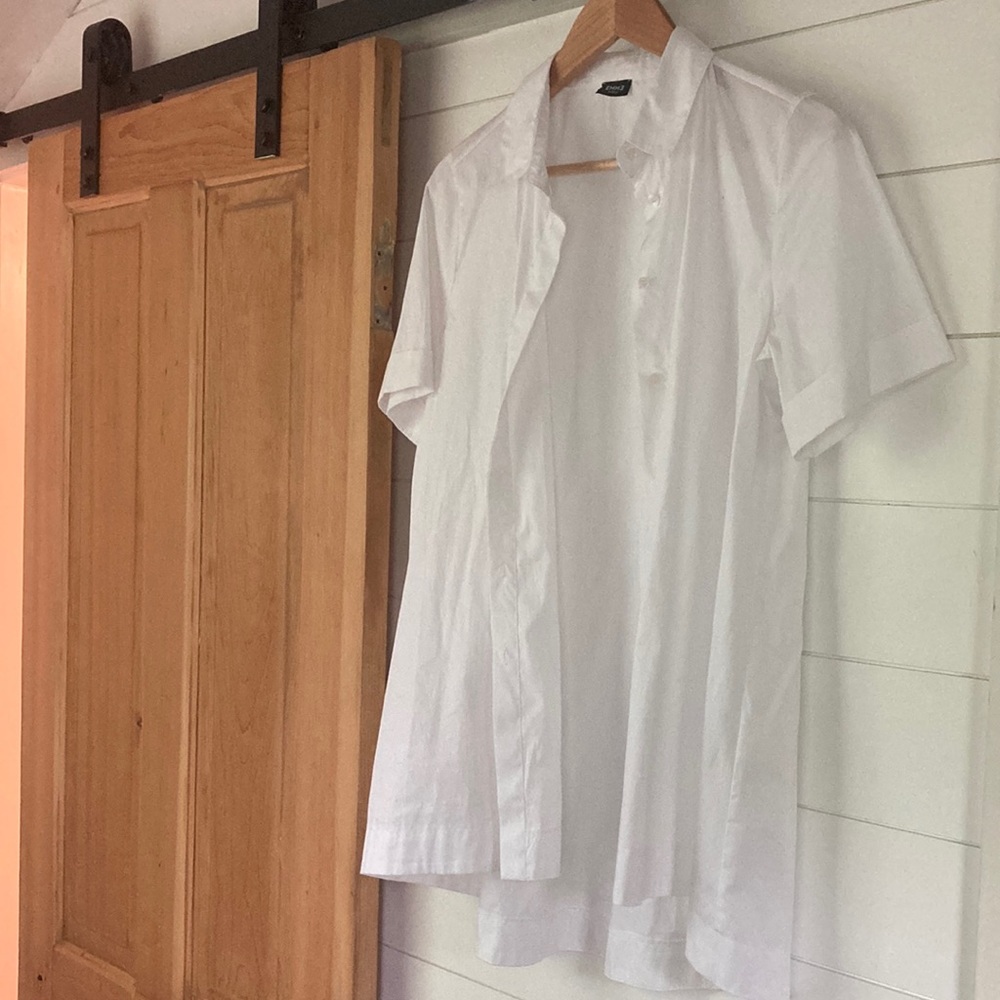 Emme Marella 100% cotton long line button down size 6